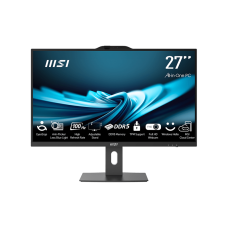 Моноблок/ MSI PRO AP272P 14M-630XRU   27"(1920x1080 IPS)/Intel Core i3 14100(3.5Ghz)/8192Mb/512PCISSDGb/noDVD/Int:Intel UHD Graphics 730/Cam/BT/WiFi/-/war 1y/7.5kg/Black/DOS + Wireless KB+M