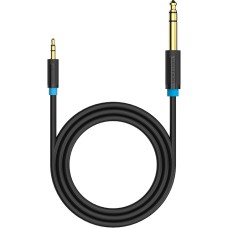Кабель Vention аудио Jack 6,5 mm M/ 3,5 M - 3 м