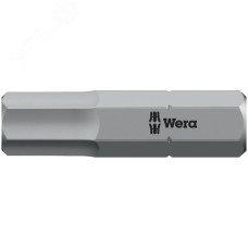 Бита под внутренний шестигранник 840/1 Z Hex-Plus вязкая твердость хвостовик 1/4 C 6.3 3/16X25 мм