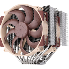 Кулер для процессора/ CPU Cooler Noctua NH-D15 G2 HBC (228W, 4-pin PWM, 168mm, Al/Cu, 8x6mm, 2x140mm, 91.5CFM, 24.8dBA, 1500RPM, S: 1851/1700/1200/115X, AM5/AM4, Beige/Brown)
