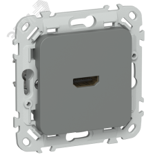 FLITE Розетка HDMI РШДМА-ФлМА мокрый асфальт IEK