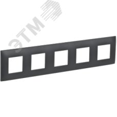 SKANDY Рамка 5-местная SK-F05T титан IEK