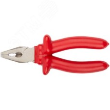 Плоскогубцы комбинированные ''Энергия'',1000 В, никелир.покрытие, 2-хслойные изолированные ручки 180 мм