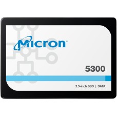 Твердотельный накопитель/ Micron SSD 5300 MAX, 960GB, 2.5" 7mm, SATA3, 3D TLC, R/W 540/520MB/s, IOPs 95 000/75 000, TBW 8760, DWPD 5 (12 мес.)