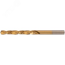 Сверло HSS по металлу, титановое покрытие, в блистере 6.5 мм