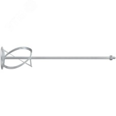 Миксер для легких строительных смесей усиленный Профи, хвостовик М14, 120х590 мм