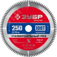 Диск пильный по алюминию Универсальный рез 250X32/30мм 100Т