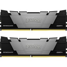 Память оперативная/ Kingston 32GB 3200MT/s DDR4 CL16 DIMM (Kit of 2) 1Gx8 FURY Renegade Black