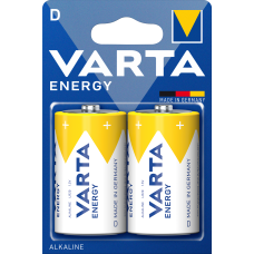 Батарейка/ Батарейка Varta ENERGY LR20 D BL2 Alkaline 1.5V (4120) (2/20/100) (2 шт.)