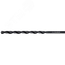 Сверло спиральное по дереву, d 12x200/150мм, М-образная заточка