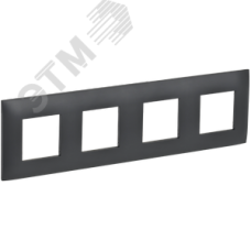 SKANDY Рамка 4-местная SK-F04T титан IEK