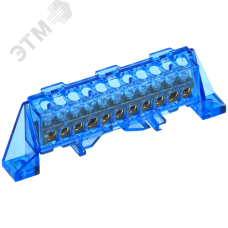 TEKFOR Шина N ноль в комбинированном DIN-изоляторе Стойка 6х9-11-С IEK