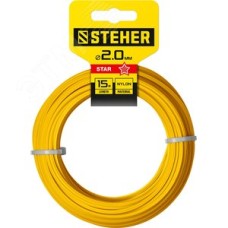 Леска для триммера  звезда, 2.0 мм, 15 м