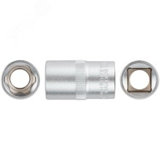 Головка 6-гранная CrV 1/2'' 15 мм