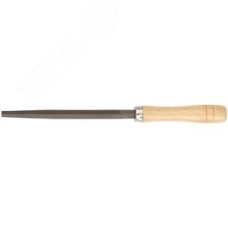 Напильник, деревянная ручка, трехгранный 150 мм