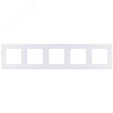 Рамка 5-местная жемчуг INSPIRIA