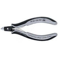 Прецизионные кусачки боковые для электроники антистатические ESD вороненые 120 мм