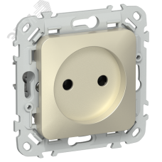FLITE Розетка без заземления без защитных шторок 10А РС01-0-ФлШ шампань IEK