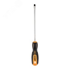 Отвертка шлицевая SL5х150 мм, двухкомпонентная рукоятка