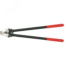 Кабелерез резка - кабель 27мм (150мм AWG 5/0) L=600мм стальной корпус черный обливные рукоятки сменная ножевая головка