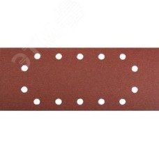 Лист шлифовальный ''Мастер'', 14 отверстий, для ПШМ на зажимах, Р320, 115х280мм, 5шт
