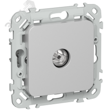 FLITE Розетка TV экранированная оконечная тип M РТВм-1-1-1-ФлА алюминий IEK