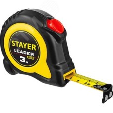 Рулетка Leader 3м х 16мм