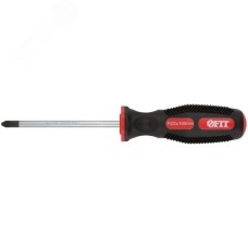 Отвертка ''Универсал'', CrV сталь, прорезиненная ручка, Профи 6х100 мм РZ2