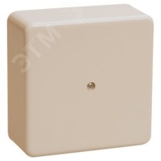 Коробка клеммная 75х75х20 слоновая кость IP20 КМ41212-02
