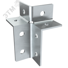 Соединитель угловой двусторонний усиленный для STRUT-профиля EZ