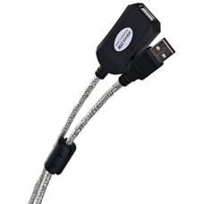 Кабель-адаптер/ Кабель-адаптер USB2.0-repeater, удлинительный активный <Am->Af> 10м Aopen/Qust <ACU823-10M>