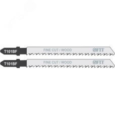 Полотна по дереву, Bimetal, шлифованные под свободным углом зубья, 100/74/2.5 мм (T101BF), 2 шт