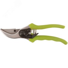 Секатор, режущие кромки внахлест, алюминиевые ручки с ПВХ покрытием 205 мм