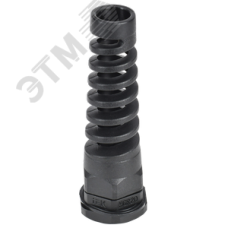 Сальник MGR 20 с гибким отводом d=6-12мм IP68 черный IEK