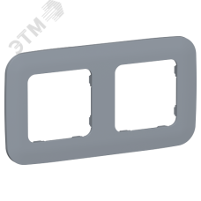 FLITE ARTISTIC Рамка 2-местная РУ-2-А-ФлМ маренго IEK