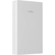 Точка доступа/ AX3000 Dual Band Wi-Fi 6 Wall Plate Access Point, Chipset MT7981+MT7531AE+MT7976CN, 802.11ax/ac/a/b/g/n, 2402Mbps at 5GHz + 574Mbps at 2.4GHz, 1 x Gigabit PoE-IN Port, 802.3af / at, 4 x Gigabit  RJ45 ports, LAN1 support PoE Out,  Cudy Mesh 