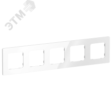 FLITE CLASSIC Рамка 5-местная РУ-5-К-ФлБ белый IEK