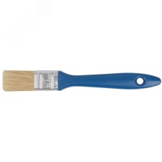 Кисть флейцевая ''Модерн'', натур.светлая щетина, пластиковая ручка 1'' (25 мм)