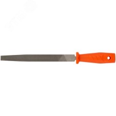 Напильник, пластиковая ручка, плоский 200 мм