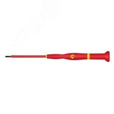 Отвертка диэлектрическая для точных работ WITTRON VDE шлиц 0.4X2.0x60 мм
