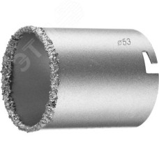 Коронка кольцевая с напылением из карбида вольфрама, 53мм