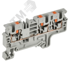 ARMAFIX Клемма пружинная Push-in CP-MC 3 вывода 4мм2 серая IEK