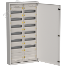 TITAN 5 Корпус металлический ЩРн-168 (2х84) 1085х570х140мм IP31 серый (одна дверь) IEK