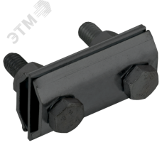 Зажим соединительный двойной сквозной пруток-пруток 8мм оцинкованная сталь TD