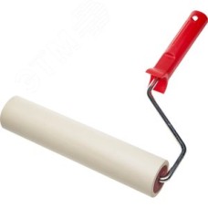 Валик прижимной ''ЭКСПЕРТ'' в сборе, резиновый, бюгель 8мм, 46x240мм