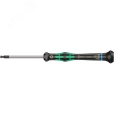 Отвертка шестигранная для прецизионных работ 2052 Micro с шаром 1/8X60 мм