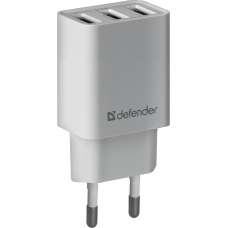 Defender Сетевой адаптер UPA-31 белый, 3xUSB, 5V/3.1А