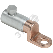 Медно-алюминиевый механический наконечник со срывными болтами АММН 10-35 до 1 кВ