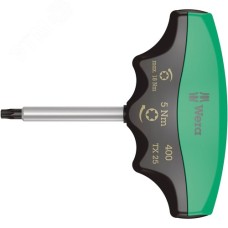 Индикатор крутящего момента с Т-образной рукояткой 300 TX TORX с фиксированным моментом затяжки с защитой от вмешательства в настройки TX 25X5.0 Нм