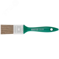 Кисть флейцевая, толщ. 11 мм, 70 ПЭT/30 натур. щетина, нерж.обжим, пласт.ручка, ширина  30 мм